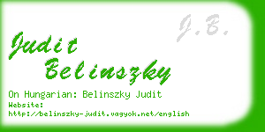 judit belinszky business card